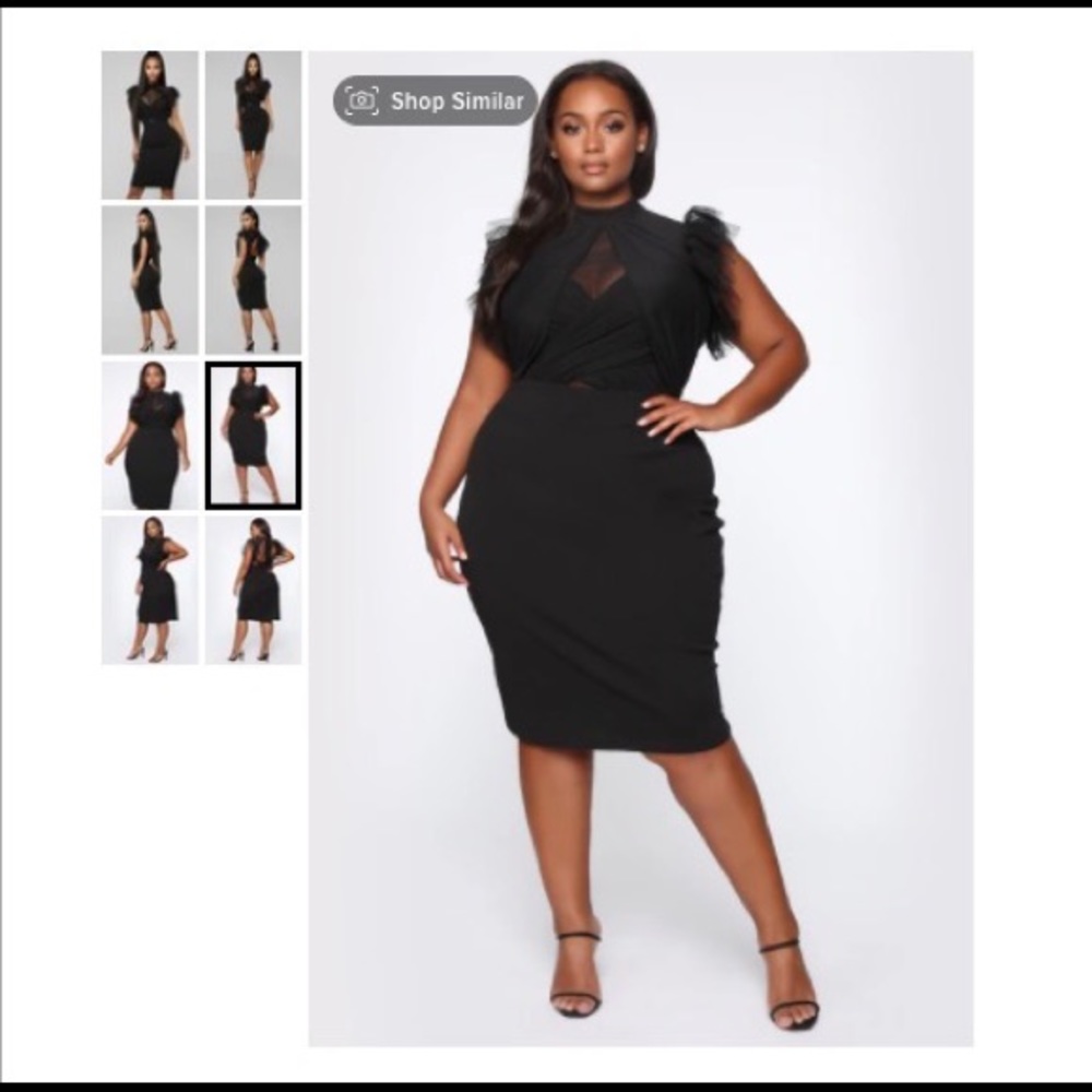 Mesh midi dress 👗